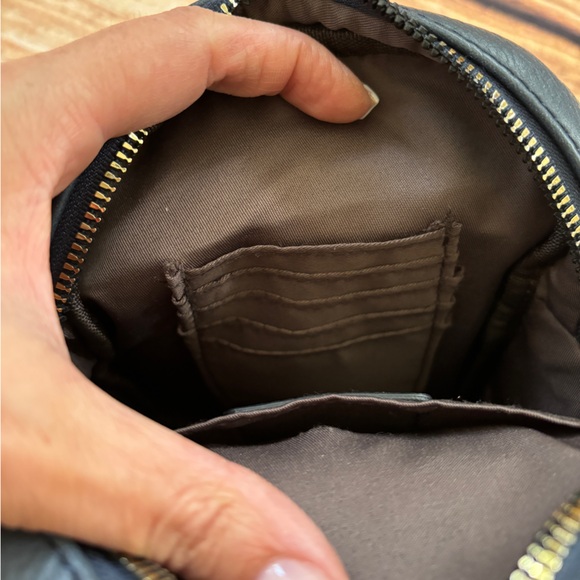 Bostanten Blue & Gold Boho Tribal Strap Camera Crossbody Bag Vegan Leather - Picture 5 of 10